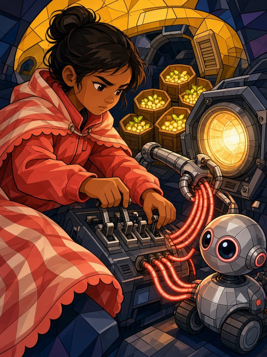 Illustration for scene 4: Lights or Deadline