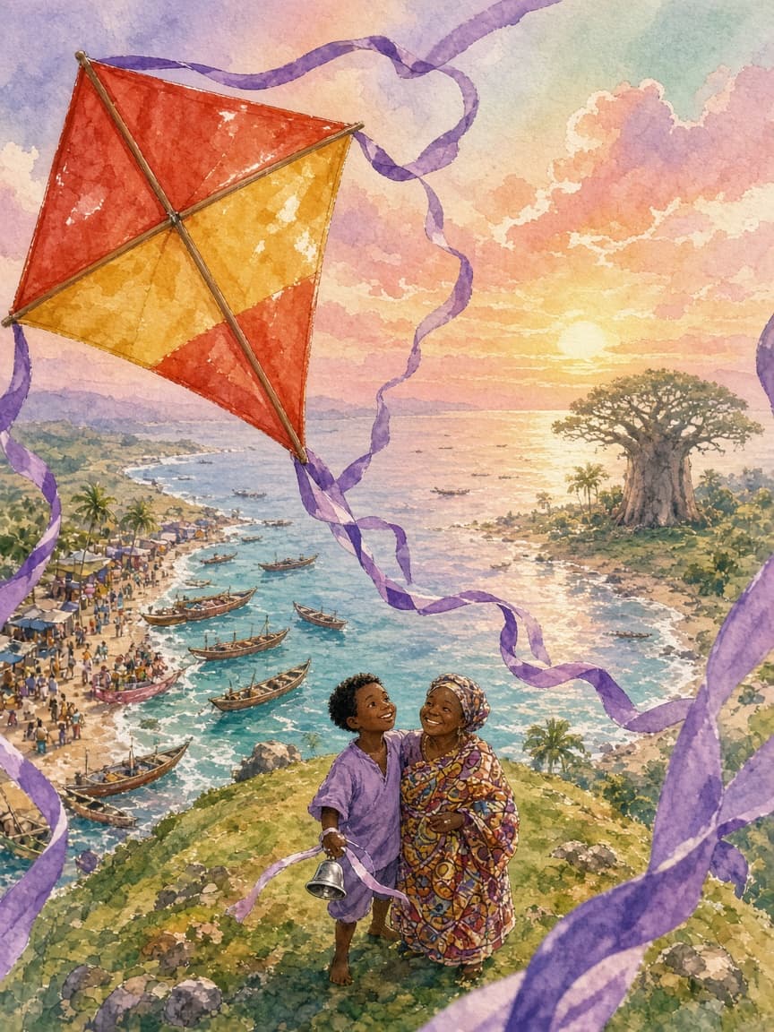 Illustration for scene 7: Higher Than Boats