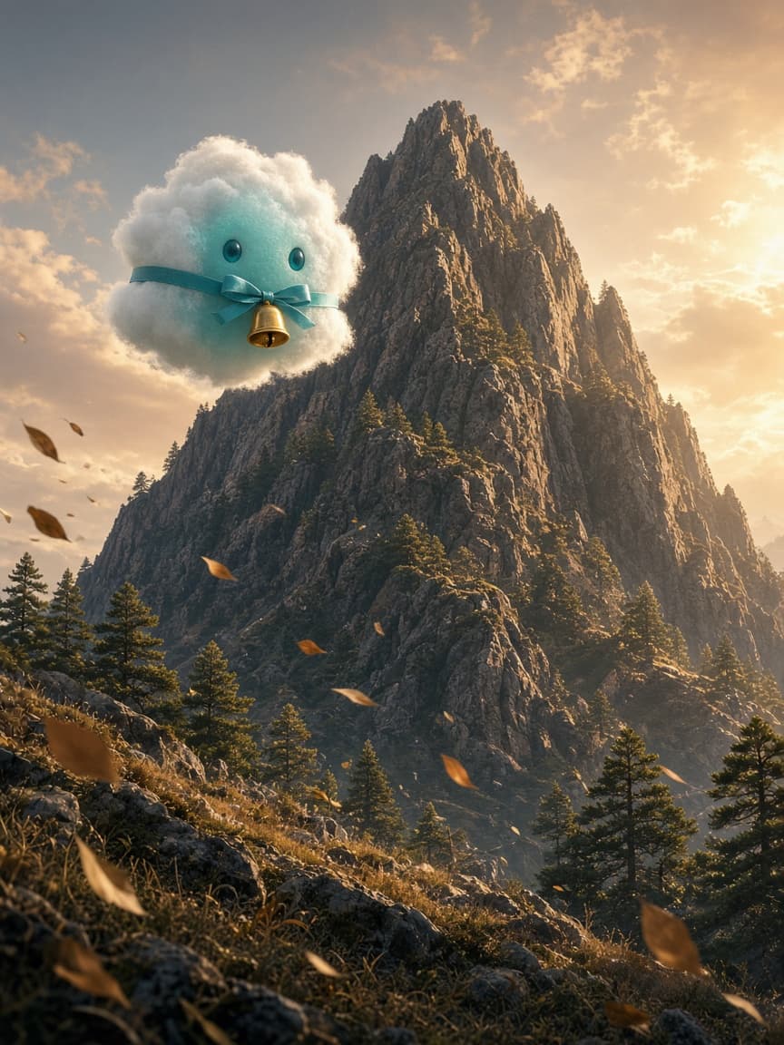 Illustration for scene 2: The Mountain Speaks