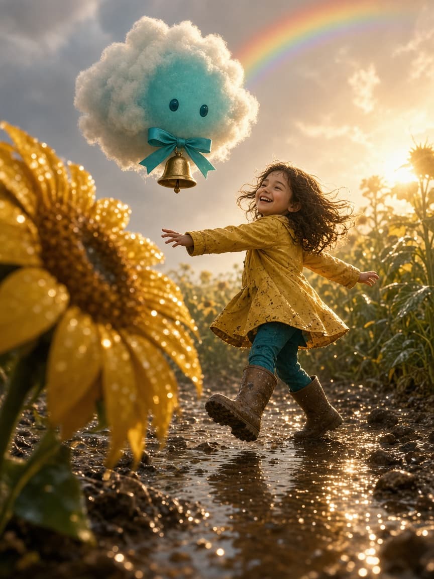Illustration for scene 7: Rainbow Dance