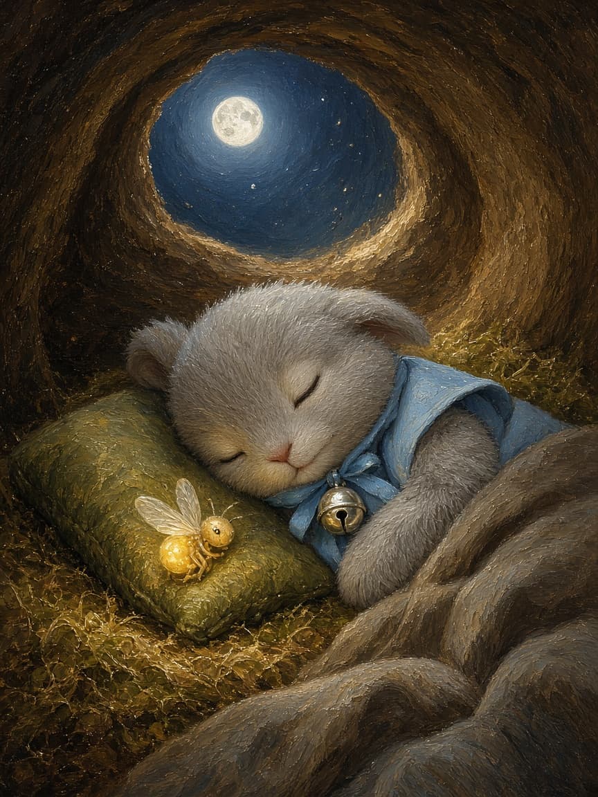 Illustration for scene 6: Burrow Goodnight
