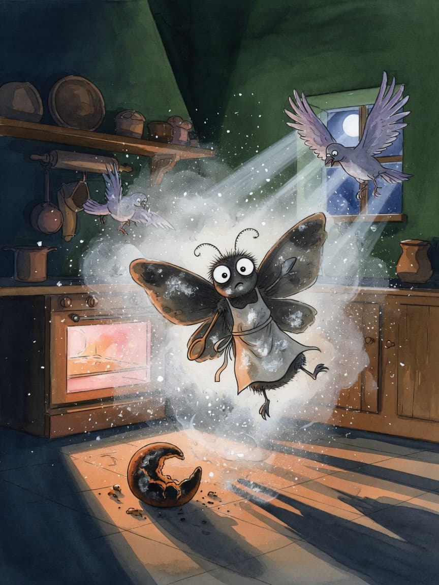 Illustration for scene 3: Oven Mix-Up