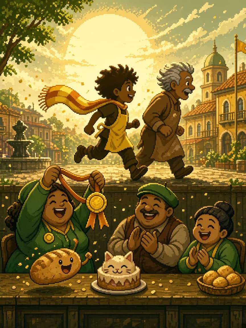 Illustration for scene 6: Surprise on the Stand