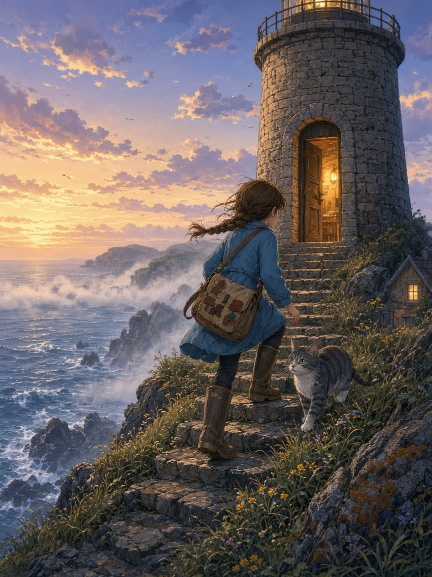 Cover illustration for Isla's Turning Light