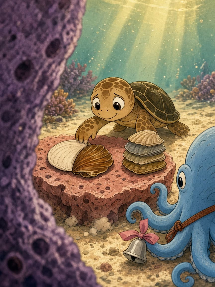 Illustration for scene 6: Turtle Revealed